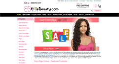 Desktop Screenshot of elliebeauty.com